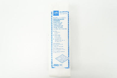 Medline NON25208 Woven Gauze Sponges 8-Ply, 2 inch x 2 inch - Pack of 200